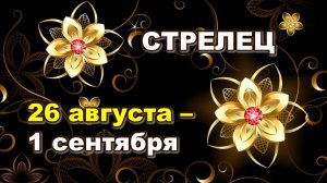 ♐ СТРЕЛЕЦ. 🌸 С 26 АВГУСТА по 1 СЕНТЯБРЯ 2024 г. 🍁 Таро-прогноз 🪬