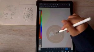 digital drawing on medibang paint tutorial  samsung tab A7 android tablet( tips, tricks, time-lapse