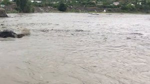 Река Самур вышел с берегов