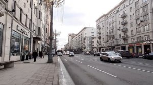 Москва. Прогулка по Тверской-Ямской улице от Тверской Заставы до Триумфальной площади 27.01.2020 г.