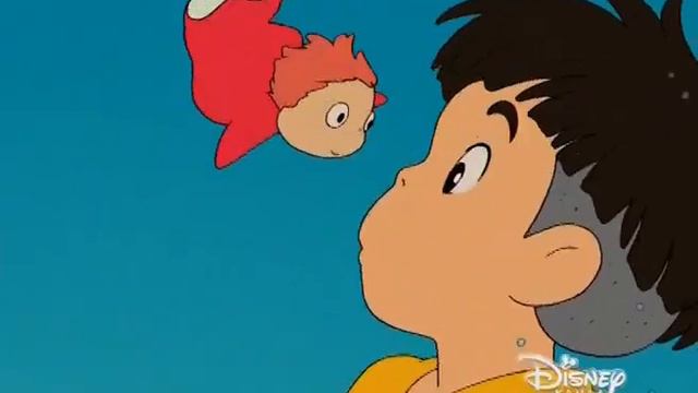 Ponyo on the Cliff by the Sea (Рыбка Поньо на утёсе) - Disney Channel Russia - Promo (June 2020) смотреть онлайн