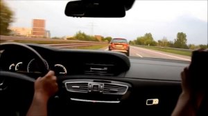 Mercedes CL 63 AMG, 260 Km/H on German Autobahn