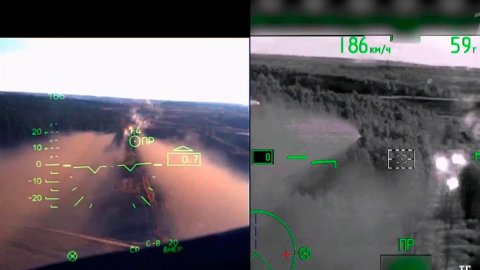 Ударные вертолеты Ка-52 уничтожили колонну техники и зенитные установки ВСУ