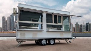 Торговый прицеп серия "Комфорт", автолавка, фудтрак. Прицеп с холодильным оборудованием