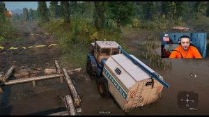 SnowRunner: Улучшение! Топовый двигатель KZGT-8 530T для "Кировец" К-700!