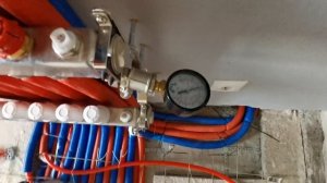 Комбинированная система отопления радиаторы + теплый пол. Дом 120м2