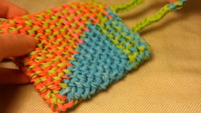 Knitted Dragon Scale POUCH / PURCE Rainbow Loom - Double Banded смотреть онлайн