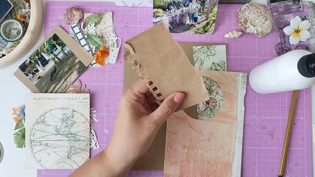 Второй разворот Тревел альбома. МК Вероники Соловьевой смотреть онлайн