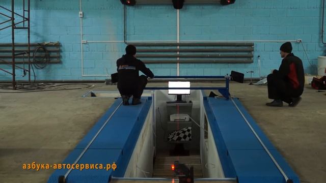Сход-развал 3D Установка и калибровка стенда развала схождения Техно Вектор 7 на яме смотреть онлайн