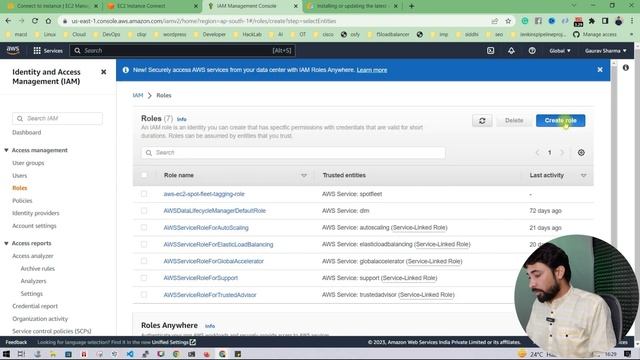 AWS Tutorials - 57 - What is AWS Roles & How to use AWS Cli without Access Id and Secret key - AW смотреть онлайн