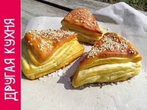 Стоит только полить тесто содой и результат вас удивит! Вкусные слоенки! Рецепты Другой Кухни