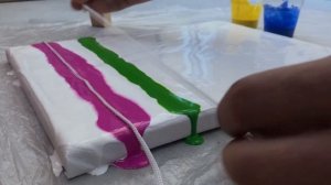 АКРИЛОВАЯ ЗАЛИВКА - ЦВЕТЫ | ЦВЕТОЧНАЯ ЖИВОПИСЬ по шагам для начинающих