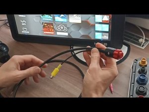 Кабель питания для эхолота Lowrance серии HDS с видео входом RCA 12V  арт 000-14041-001