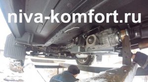 Установка подрамника Нива-Комфорт 1 часть