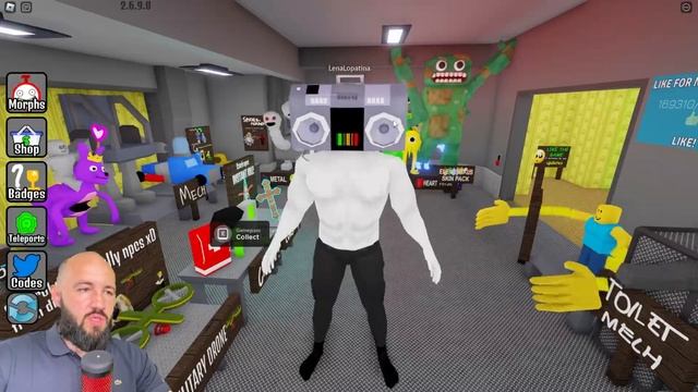 НОВЫЕ СКИБИДИ ТУАЛЕТЫ В РОБЛОКС. Backrooms Morphs Roblox смотреть онлайн