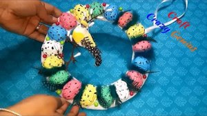 6 Budget friendly spring/Easter Bunny wreath made with simple materials | DIY Easter craft idea ?37