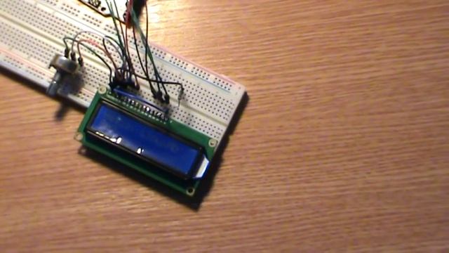 Arduino UNO ATmega 328-P подключение LCD дисплея и сообщение на нем смотреть онлайн
