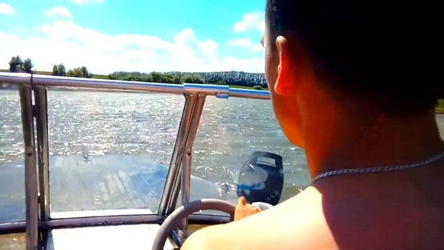 Первый тест-драйв на моторной лодке Ока-4 с мотором Suzuki 30