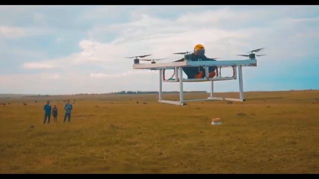First manned drone of Africa смотреть онлайн