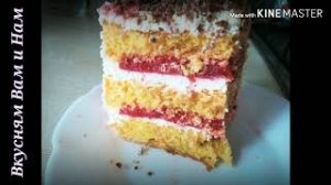СБОРКА ТОРТА С КЛУБНИЧНОЙ ПРОСЛОЙКОЙ//THE ASSEMBLY OF THE CAKE IN DETAIL//