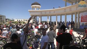 В Дербенте состоялся большой велопарад