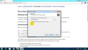 Установка Composer PHP под Windows 7 / Install composer php Windows 7