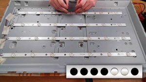 Ремонт LED-подсветки телевизора Sharp LC-32LD165 | Разборка ЖК-панели