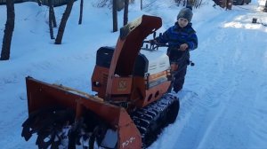 Японский снегоуборщик YANMAR YSR90DX бензин. Знакомство.