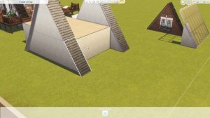 HOW TO: A-FRAME HOUSE | The Sims 4 Tutorial (No CC)