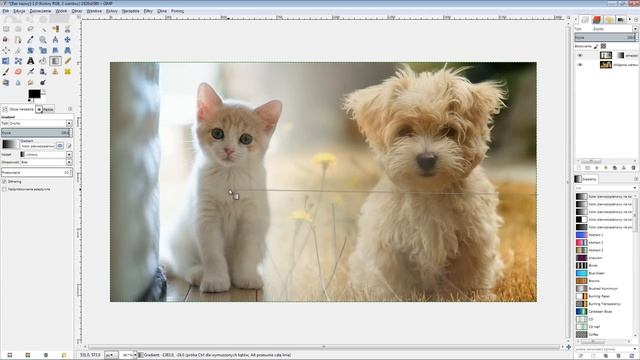 Jak zrobić łagodne przejście? Gimp poradnik смотреть онлайн