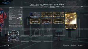 Warframe: Vulkar Wraith Builds 2018