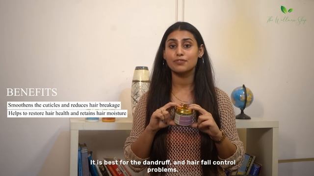 Add Glitz To Your Hair With Pure Organic Hair Mask | Lustrous Hair | No Paraben | Thewellnessshop.I смотреть онлайн