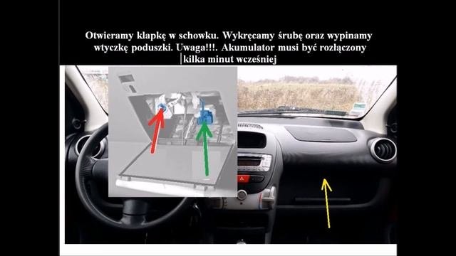 Wymiana Rezystora Opornika Nawiewu Aygo Citroen C1 Peugeot 107 - How To Replace Resistor