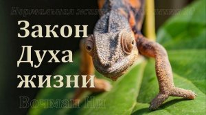 "Закон Духа жизни" Вочман Ни