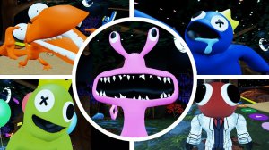 РАДУЖНЫЕ ДРУЗЬЯ ОХОТЯТСЯ за МНОЙ в ROBLOX ? Роблокс Rainbow Friends #5