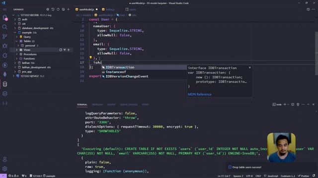 SEQUELIZE ORM TUTORIAL - MEMBUAT MODEL LANJUTAN