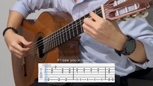 [Guitar Part] Tears in Heaven by Eric Clapton (EASY Guitar Tab)