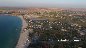 Черноморское курортная зона 2015 Крым с высоты птичьего полета
