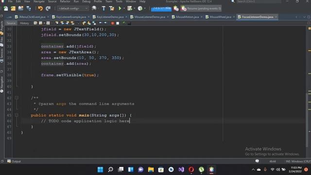 Java Programming | FocusListener in Java | Java FocusListener | Java Swing tutorial | Java GUI смотреть онлайн