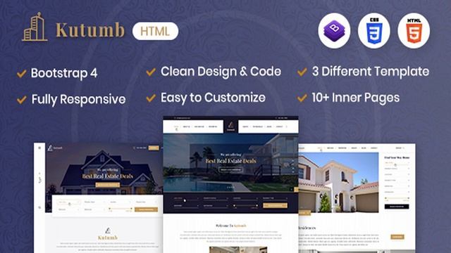 Kutumb - Responsive Real Estate HTML Template | Themeforest Website Templates and Themes смотреть онлайн