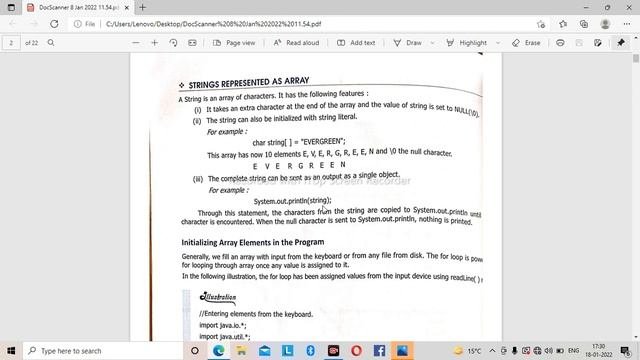 String in Java programming