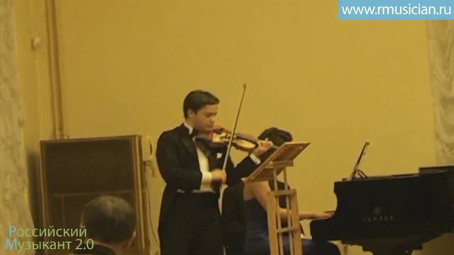 F. Poulenc Sonata for violin and piano. Part 1: Allegro con fuoco смотреть онлайн