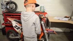 KTM SX 50 DIY montaż amortyzatorów i koła