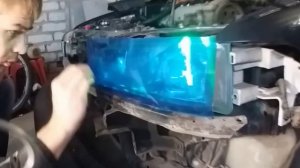 Тонировка.Пленка на фары своими руками.