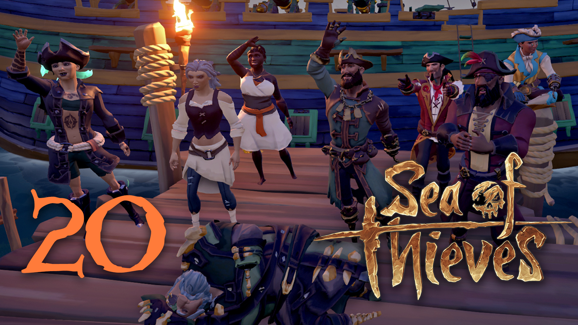 Запись стрима по игре - Sea of Thieves (Без Наташи) [#20] | PC / Steam (2020 г.)