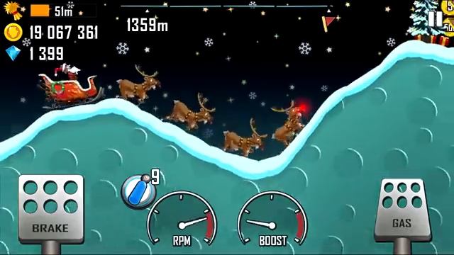 Веселый САНТА и его ЧУДИКИ ОЛЕНИ - HCR cars gameplay игра про машины смотреть онлайн