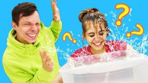 Сборник видео приколов - Смешные ЧЕЛЛЕНДЖИ Угадай! Challenge шоу Вики и Феди. Весёлые игры дома