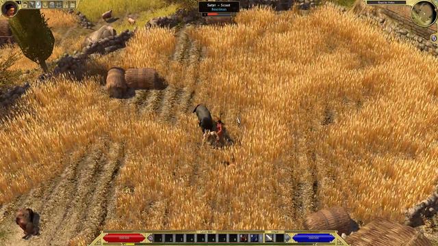 How to save the Horse from evil guys - Titan Quest смотреть онлайн