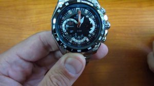 Casio Edifice EF-550D-1A видео