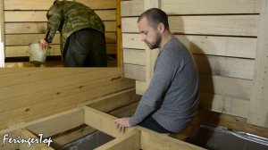 Обработка Древесины в Парной. НАДО ЛИ? Баня с Печью Ферингер. Отделка моей Парной Своими Руками.